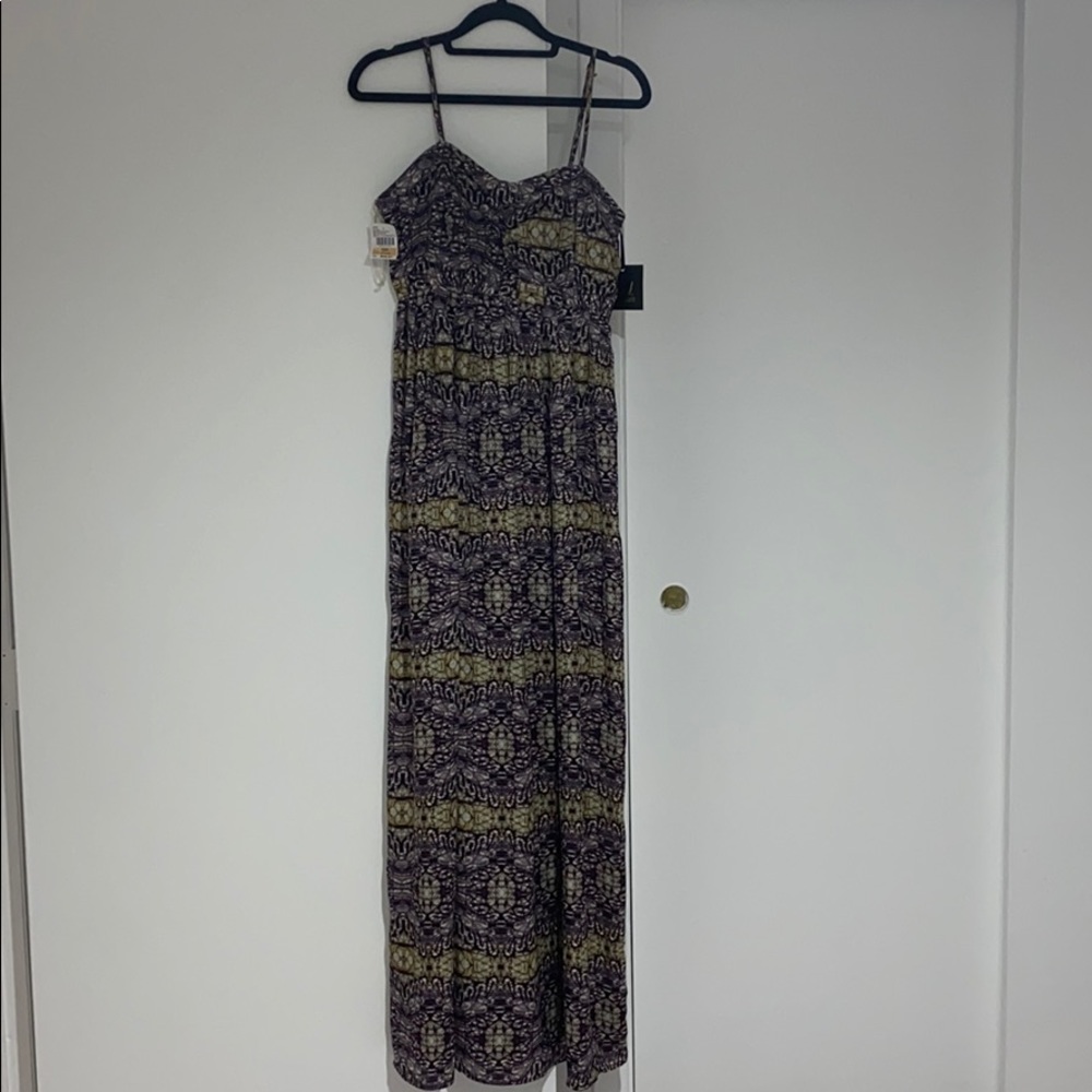 Jack Bali print maxi dress with adjustable straps